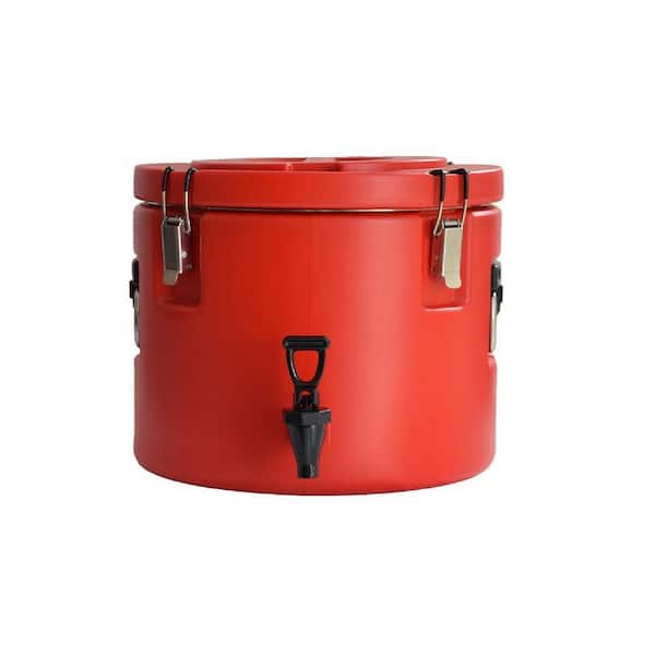 20 qt. Insulated Beverage Dispenser, Ice & Hot Drink Dispenser with Spout Spigot & Portable Handles Portable Wate Cooler