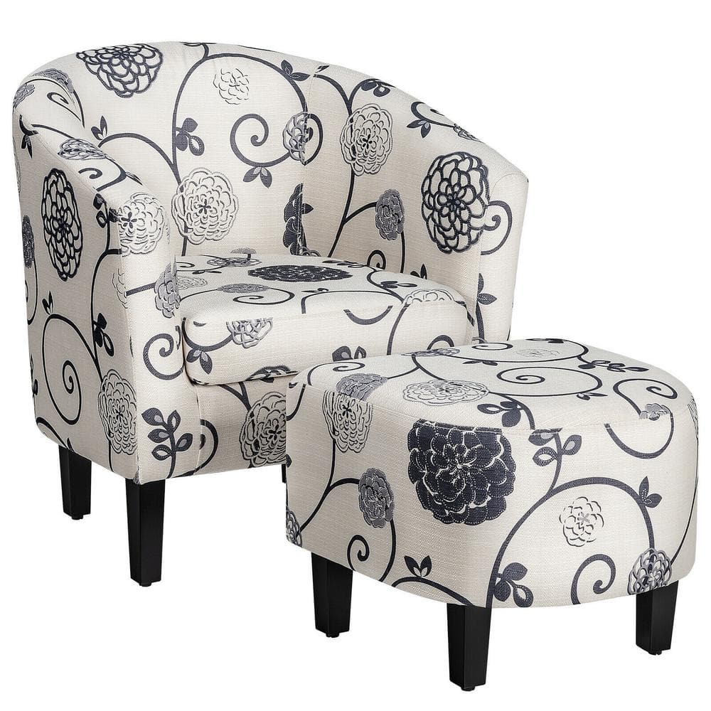 wayfair floral accent chairs