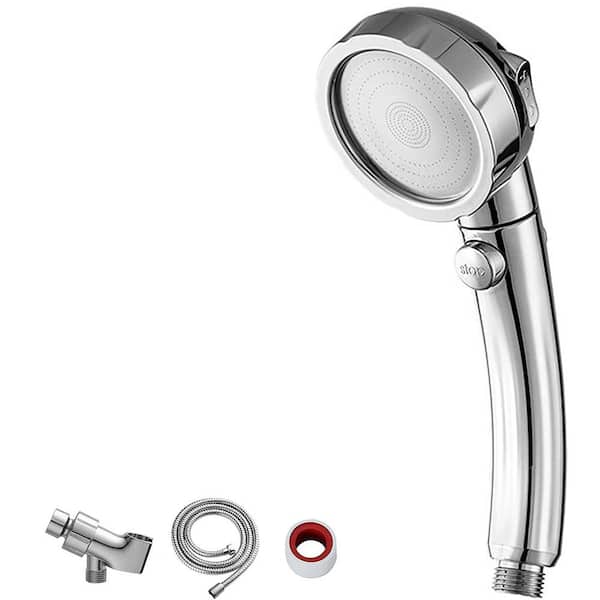 Unbranded Roxy 4-Spray Wall Mount Handheld Shower Head 1.5 GPM in Chrome 16GS-36517
