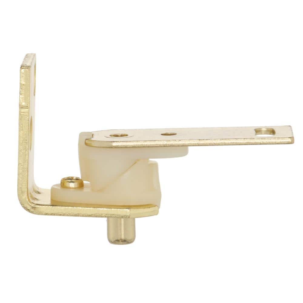 Brass Surface Mount Cafe Door Hinge Set
