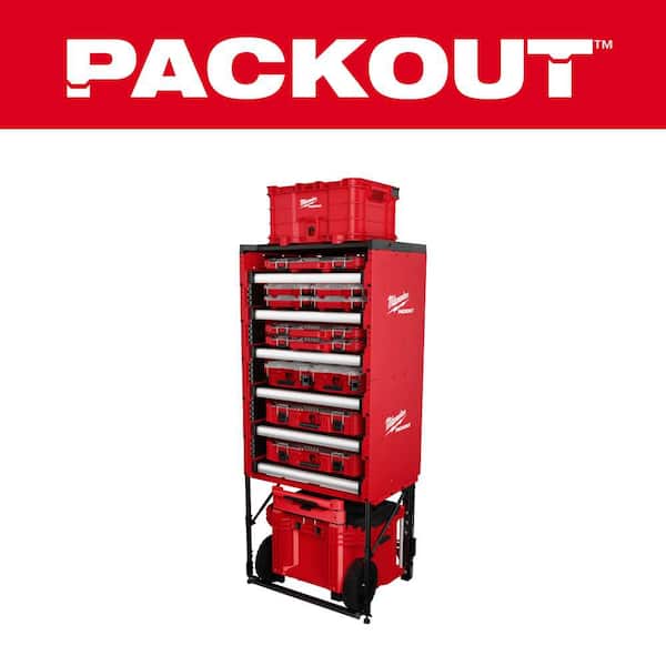 PACKOUT Rack Kit with PACKOUT Tool Box Set (13-Piece) and additional (2) PACKOUT Rack Drawers