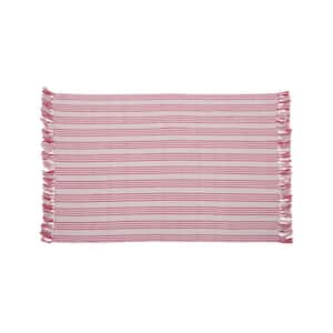 Belvoir Pink and Ivory Fabric Throw Blanket