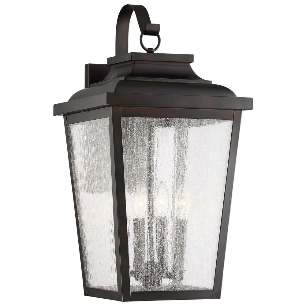 Irvington Manor 4-Light Chelesa Bronze Outdoor Wall Lantern Sconce price history on PriceWatchPro
