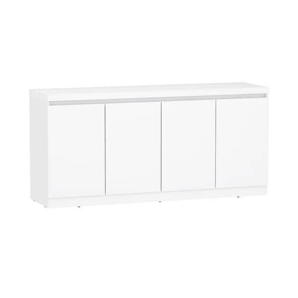 Manhattan Comfort Griffin Modern White Composite Wood 62.4 in Manhattan Comfort Griffin Modern White Composite Wood 62.4 in
