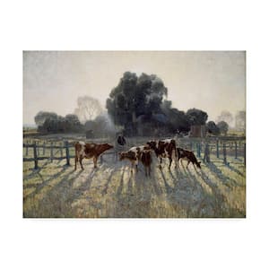 Elioth Gruner 'Spring Frost' Canvas Unframed Photography Wall Art 35 in. W. x 47 in