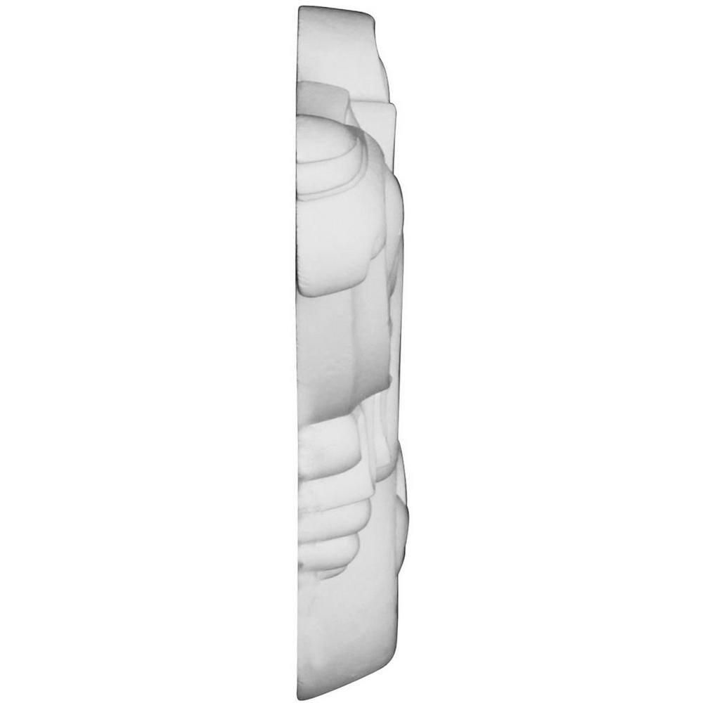 Primed White Polyurethane Architectural Scroll Onlay