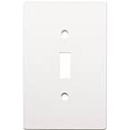 White 1-Gang Toggle Wall Plate (1-Pack)