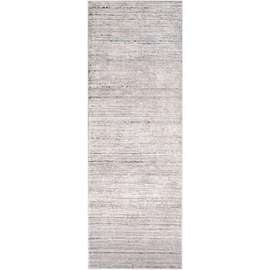 Durant Taupe 2 ft. 7 in. x 12 ft. Runner Rug
