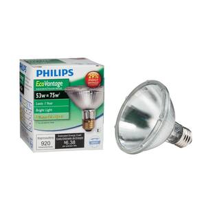53-Watt Equivalent Halogen PAR30S Dimmable Spotlight Bulb