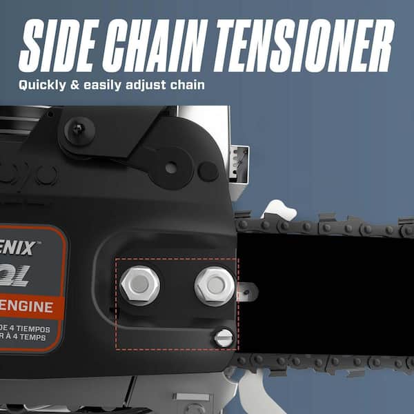 Senix 4QL 49cc Gas 4-Cycle Rear Handle Chainsaw with 18-inch Bar