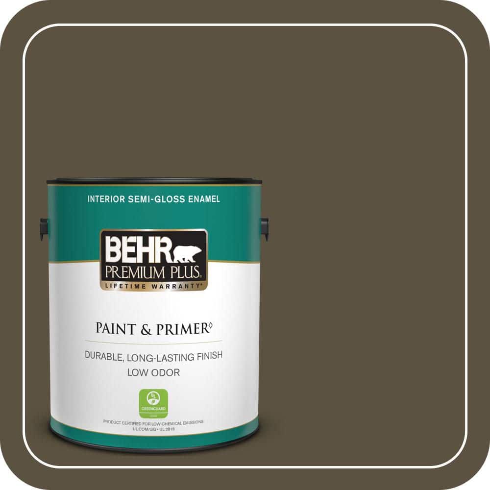 1 gal. #S-H-730 Eagle Rock Semi-Gloss Enamel Low Odor Interior Paint & Primer price history on PriceWatchPro