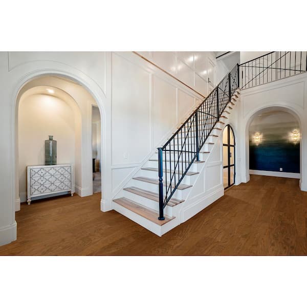 Brooke Hickory 3/8 in. T x 6.5 in. W Tongue and Groove Distressed Engineered Hardwood Flooring (1177.2 sqft/pallet)