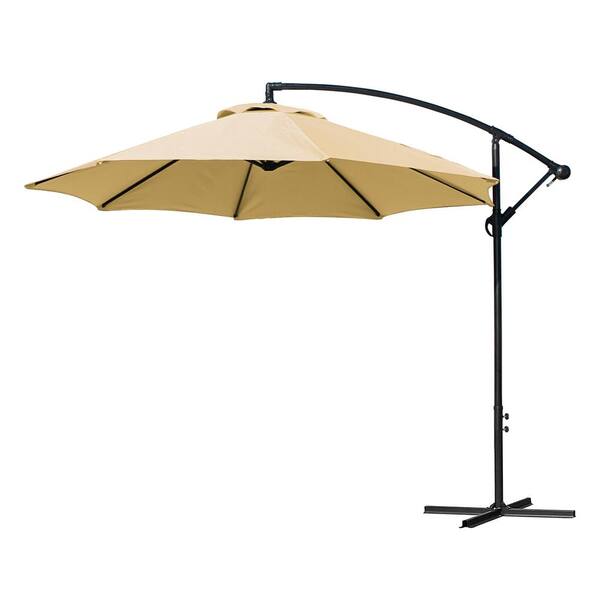 Artpuch Offset Umbrella 10 ft. Cantilever Patio Umbrella Outdoor ...