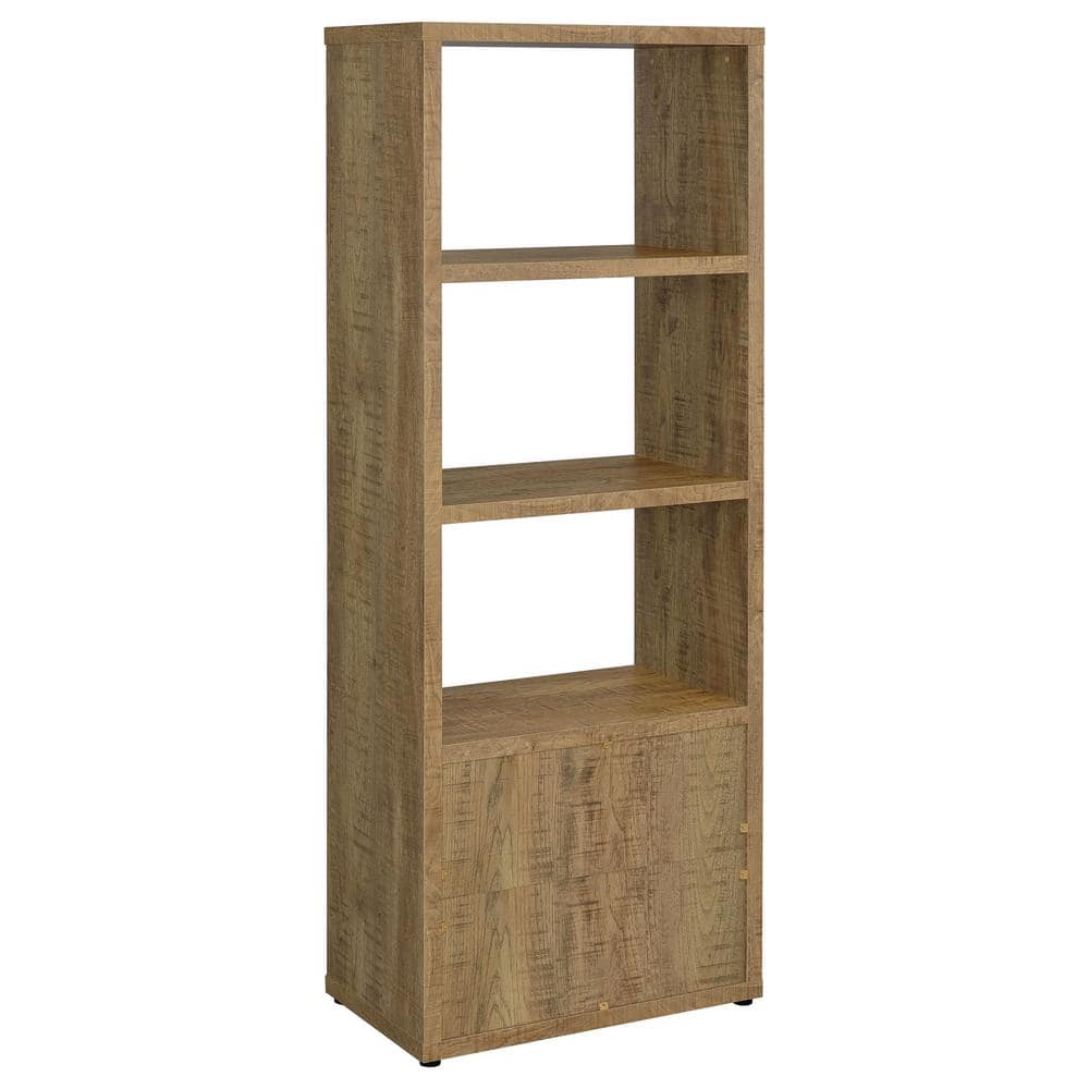 Rustic Mango Wood 3-Piece Entertainment Center with Storage