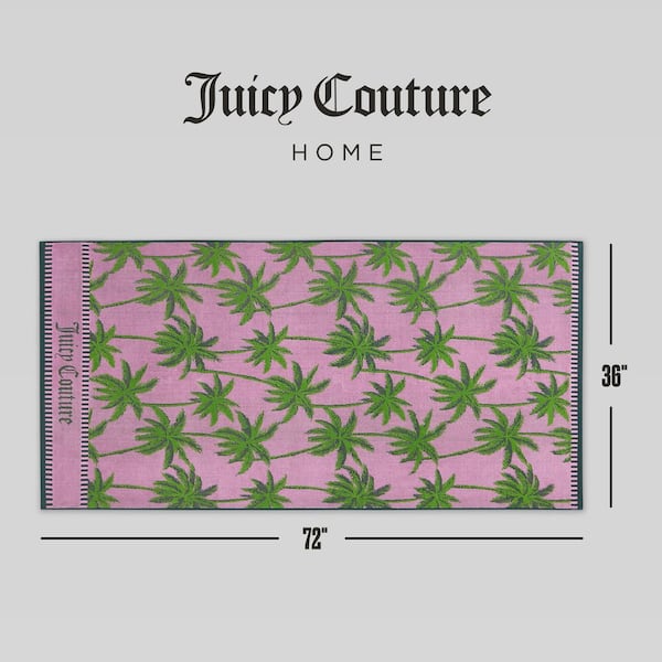 juicy couture 『choose juicy 』ビーチタオル Amazon.com: Juicy Couture Pink Beachside Couture 36
