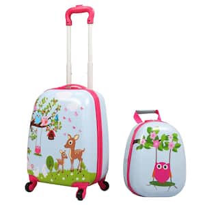 Kids Carry on Luggage Set with Spinner Wheels Sika Deer (2-Piece)