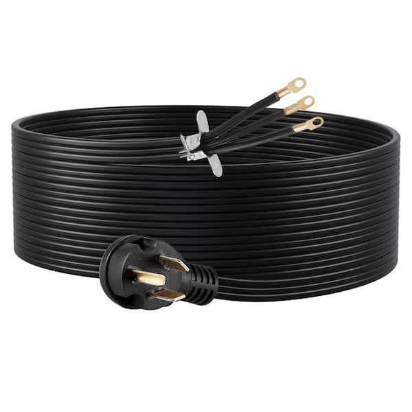10 ft. 10 / 3 SDRT 30 Amp Black Replacement Dryer Power Cord