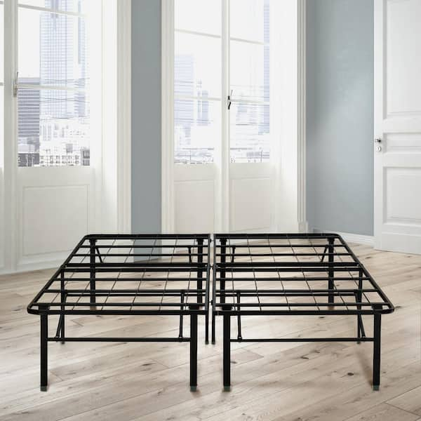 Queen metal platform on sale bed frame