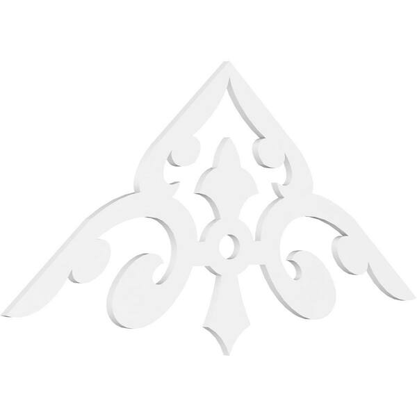 Ekena Millwork Whitman 1 in. D x 30 in. W x 72 in. L Signature Urethane Gable Pediment