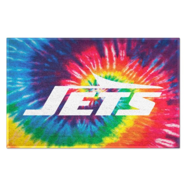 FANMATS New York Jets Tie Dye 2 ft. x 3 ft. Starter Area Rug