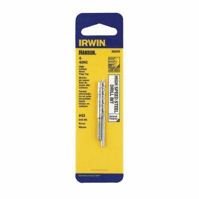 Irwin 4-40 Tap and Drill Bit Combo