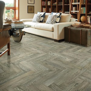 Rodeo Drive Coach White Oak 1/2 in. T X 5 in. W  Wire Brushed Engineered Hardwood Flooring (27.9 sq.ft./case)