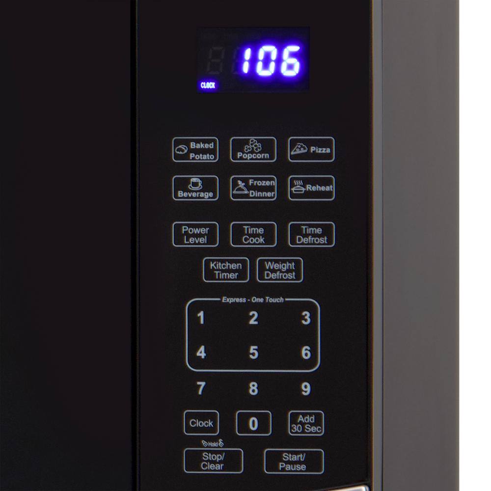 Compact Stainless Steel Digital Microwave Oven for RV, 0.9 cu. ft.