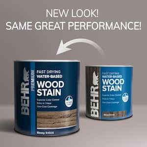 1 qt. #TIS-506 Ebony Transparent Water-Based Fast Drying Interior Wood Stain