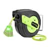 Flexzilla Pro Retractable Extension Cord Reel, 60', 12/3 AWG SJTOW,  Grounded Triple Tap Outlet, Indoor/Dry Locations FL8120603