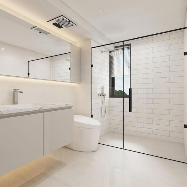 Alabaster 4 in. x 12 in. x 8mm Glass Subway Wall Tile (5 sq. ft./Case)