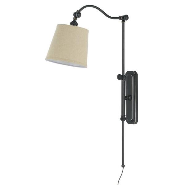 CAL Lighting Pompano 1-Light Oil Rubbed Bronze Wall Lamp with Adjustable Heights
