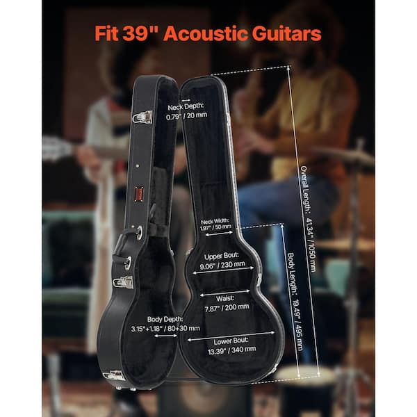 VEVOR Electric Guitar Hard Case Gourd-Shaped Guitar Hard