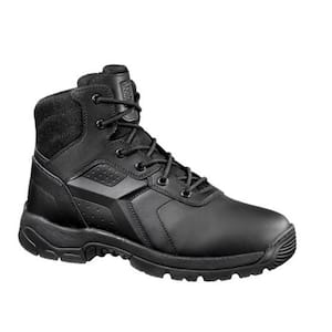 Men's 010.5MW Black Polishable Waterproof Soft Toe 6 in. Tactical Boot