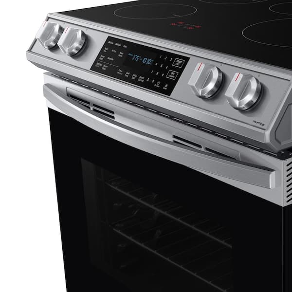 Samsung NE63T8911SS 6.3 Cu. ft. Smart Slide-in Induction Range with Smart Dial & Air Fry in Stainless Steel