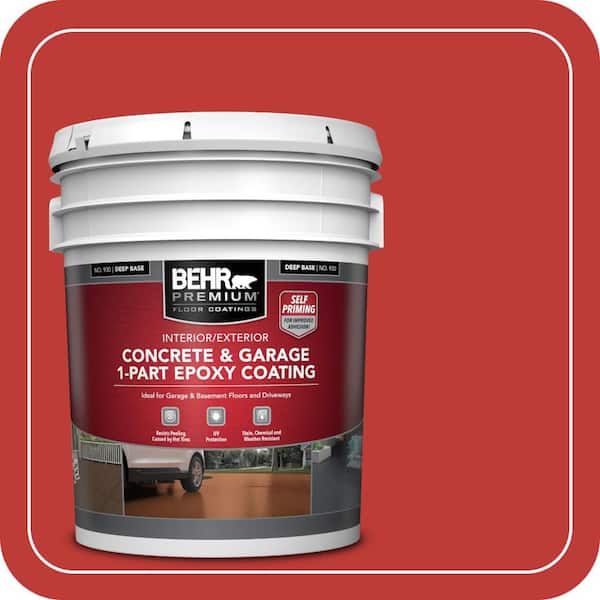 5 gal. #P150-7 Flirt Alert Self-Priming 1-Part Epoxy Satin Interior/Exterior Concrete and Garage Floor Paint