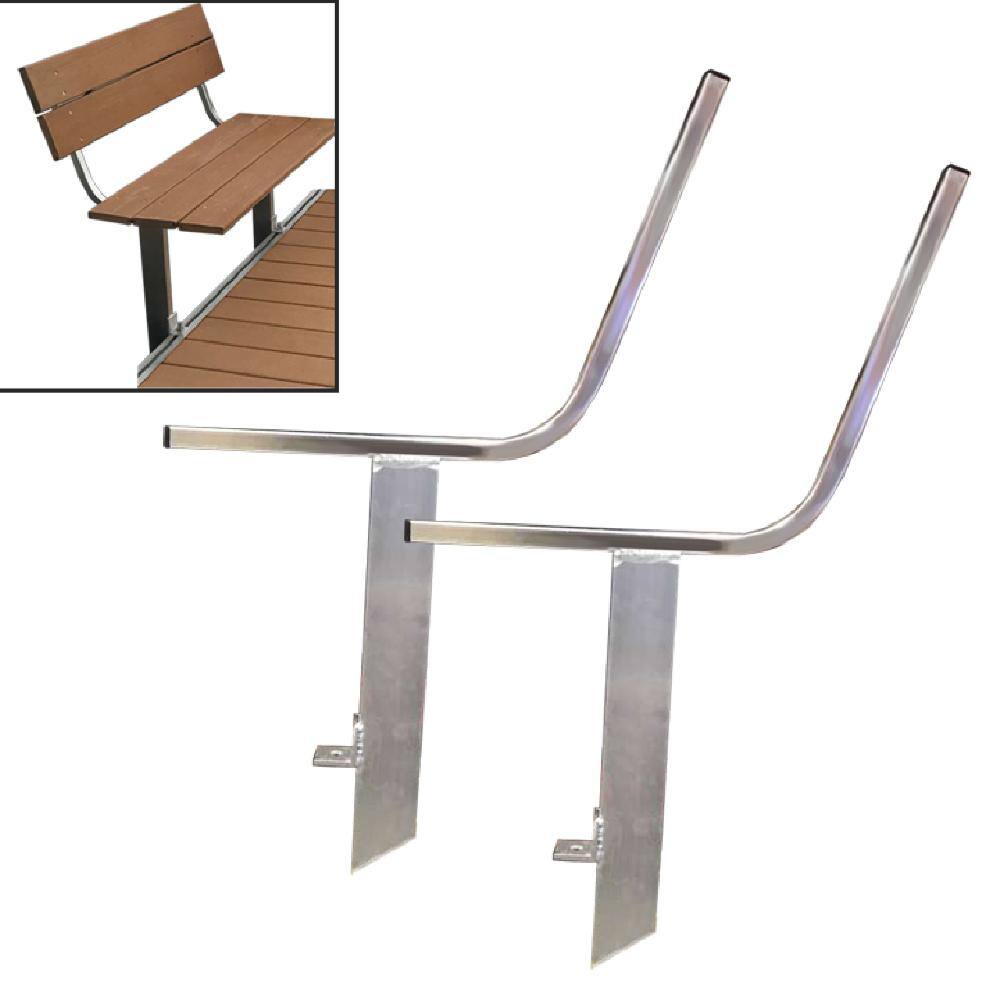 Multinautic Aluminum Dock Bench Frame 22047 The Home Depot