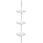 RopeSoapNDope. Zenith 3-Shelf Tension Pole Corner Shower Caddy