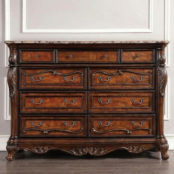bedroom dresser dark brown Denali 9-Drawer Tall Dresser main image 1