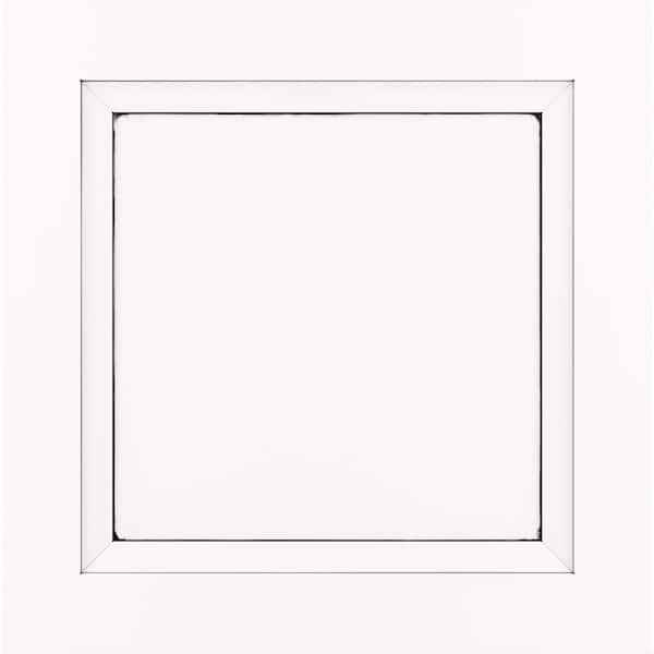 Garner 11 9/16-in. W x 3/4-in. D x 11 1/2-in. H in Painted Pewter Glaze Cabinet Door Sample