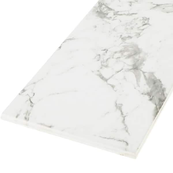 Marazzi EpicClean Milton Arabescato Marble 6 in. x 18 in. Glazed Ceramic  Wall Tile (11.25 sq. ft. / case) ML40618ECHD1P2 - The Home Depot