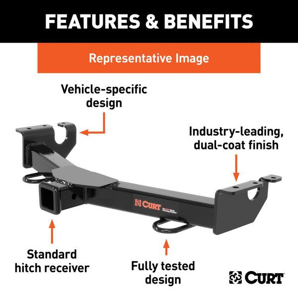 CURT Front Mount Trailer Hitch for Fits Honda Pilot 12-14 31064