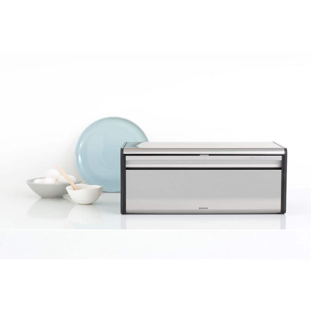 Matte Steel Fingerprint Proof Fall Front Bread Box
