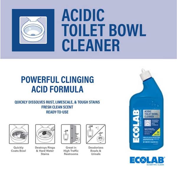 32 oz. Acidic Toilet Bowl Cleaner and Limescale Remover for Bathroom Toilets and Urinals (3-Pack)