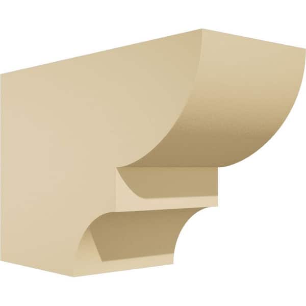 Ekena Millwork Standard Ridgewood 5 in. W x 8 in. H x 12 in. D Signature Urethane Rafter Tail Outlooker