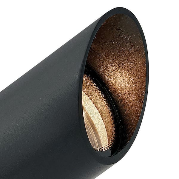 HINKLEY - Lumacore 3000K Adjustable Lumen Black Hardwired LED Outdoor Spotlight with Variable Wattage