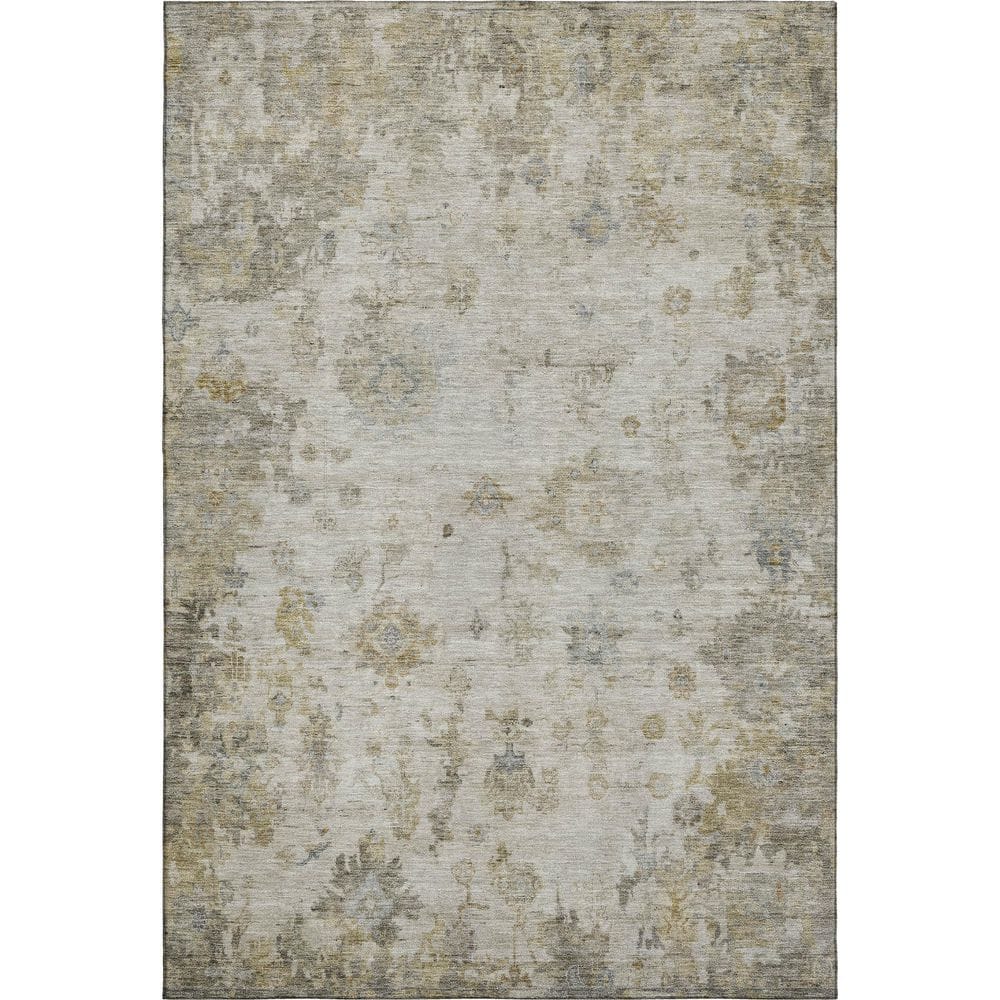 Mayfield Premium Machine Washable Abstract AMF2301 Taupe 10 ft. x 14 ft. Area Rug price history on PriceWatchPro