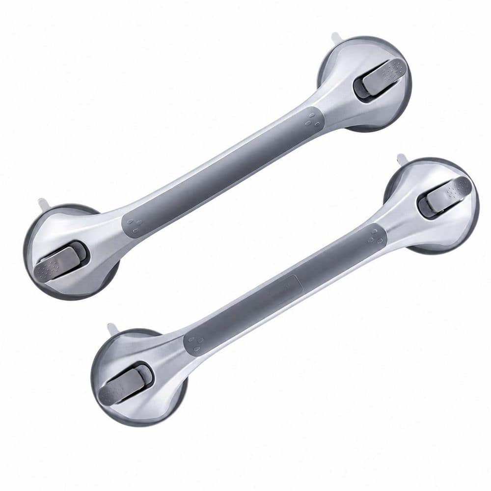 16.8 in. x 2 Pack Exposed Screw Shower Grab Bar Concealed Screw Safety Handle in Silver Finish for Tile Walls price history on PriceWatchPro