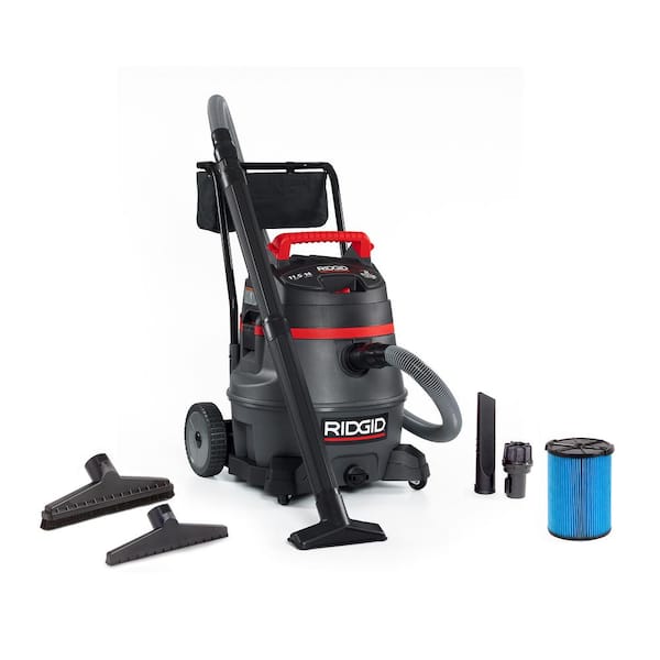 RIDGID 14 Gallon 2-Stage Commercial Wet/Dry Shop Vacuum with Fine Dust Filter, Professional Locking Hose and Accessories