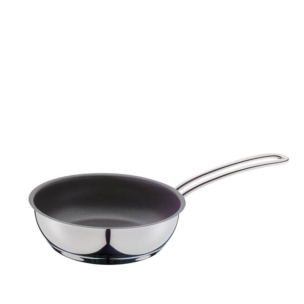 Capri 6.3-Inch Stainless Steel Nonstick Fry Pan with Lid