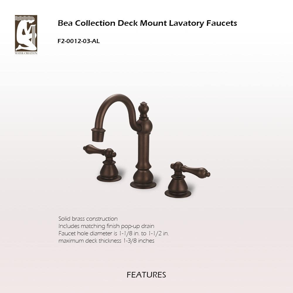 Vintage Elegance Oil-Rubbed Bronze Widespread Bathroom Faucet
